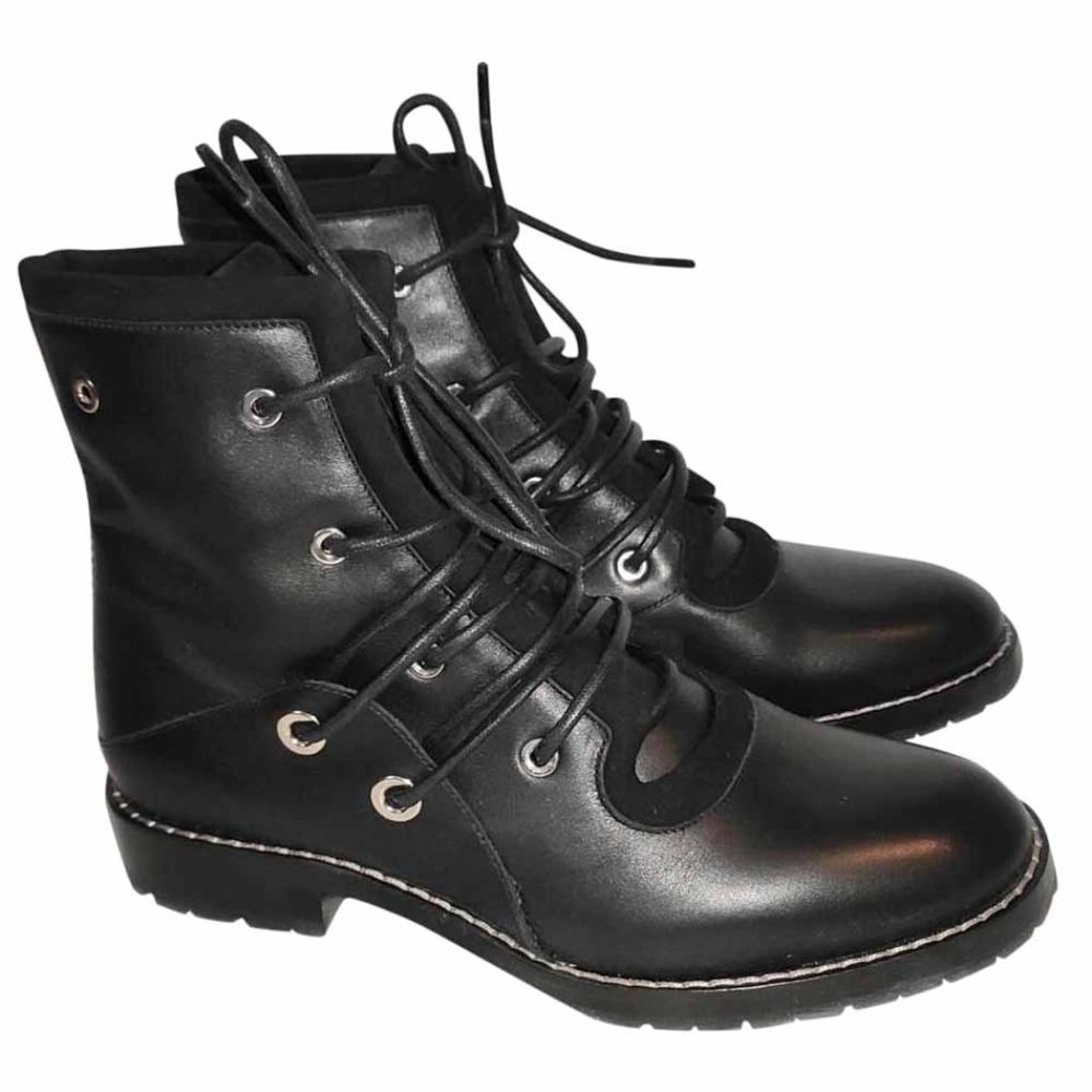 Proenza Schouler Eyelet Grommet Boots Size 36.5